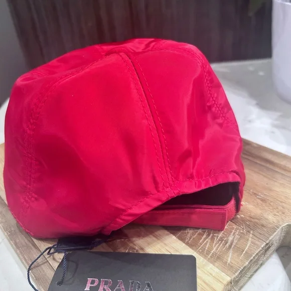 Prada Scarlet Red Baseball Cap - Picture 2 of 4